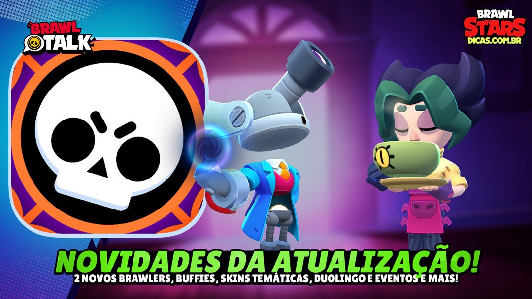 Brawl Stars Brawl Talk de Agosto Revela Dois Novos Brawlers e Colaboração com Duolingo