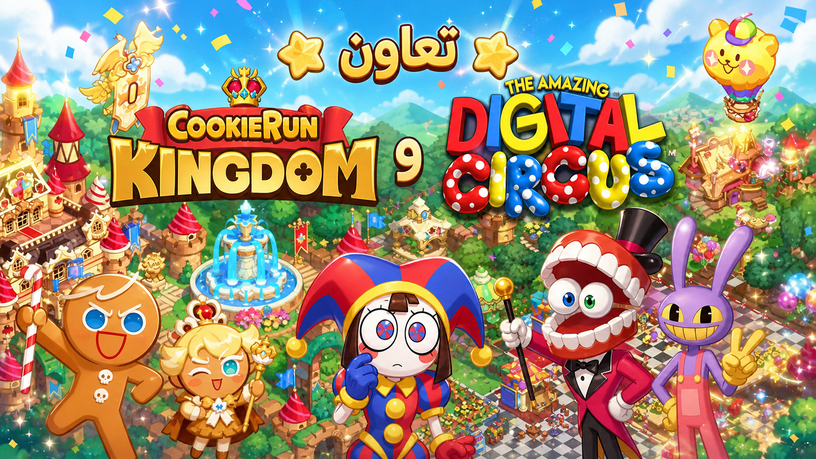 تعاون CookieRun Kingdom وThe Amazing Digital Circus: دليل Pomni وJax الكامل