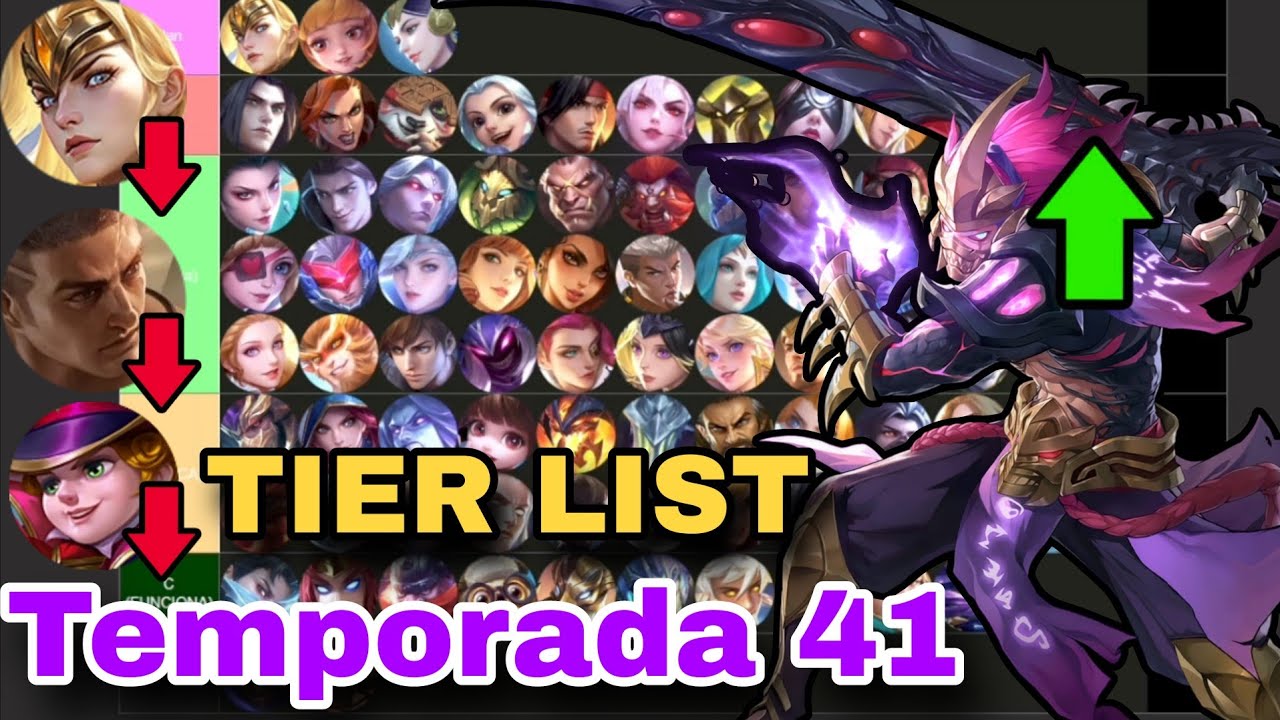 Lista de Tier da Temporada 41 de Mobile Legends: Melhores Heróis Ranqueados