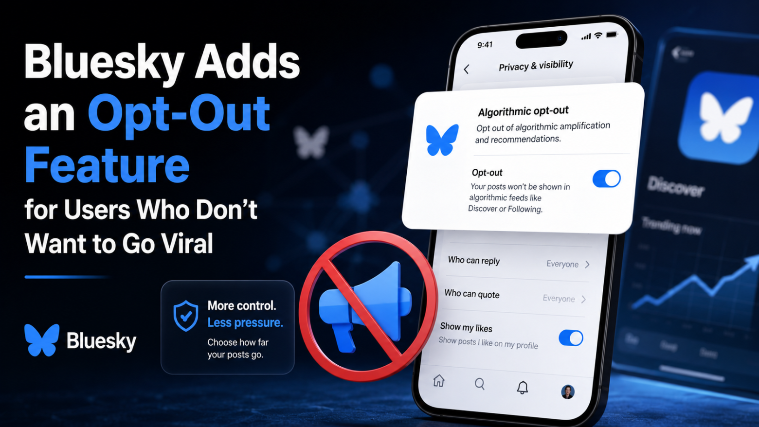 Bluesky: Nueva función de Opt-Out algorítmico en la actualización