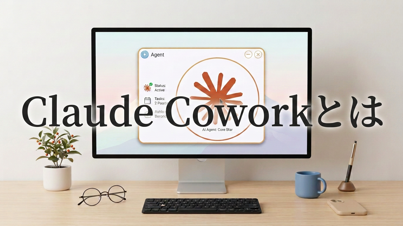 Claude Coworkとは：AIデスクトップエージェントの機能と使い方を解説