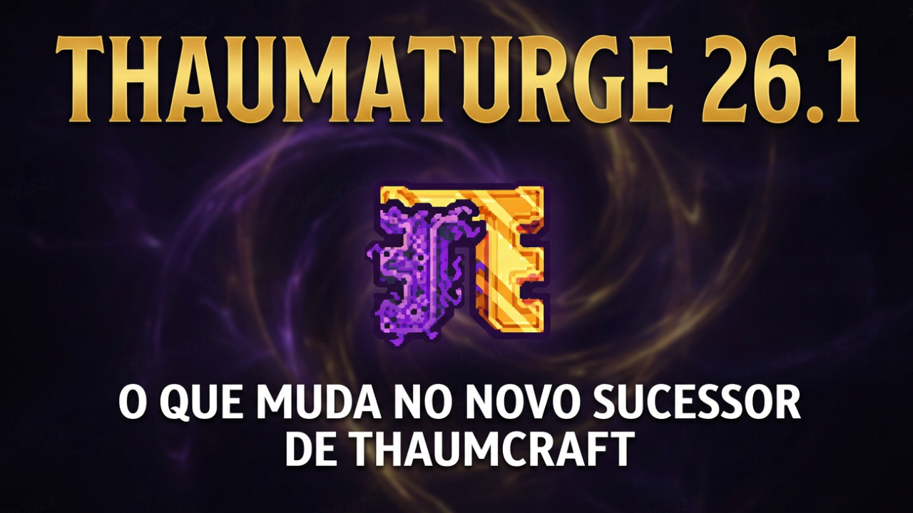 Thaumaturge 26.1: o que muda no novo sucessor de Thaumcraft