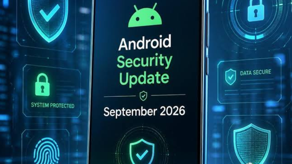 Atualização de segurança do Android de setembro de 2026