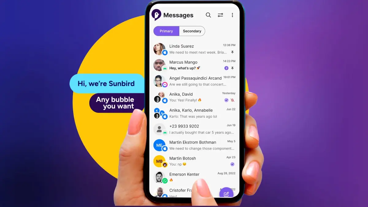 Sunbird: Análisis del regreso de iMessage a Android