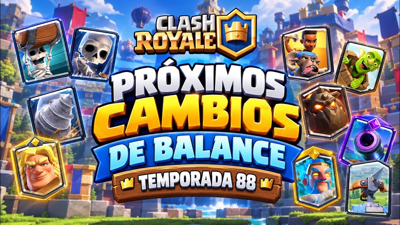 Clash Royale Shocktober: balanceamento de outubro e recompensas da Temporada 88