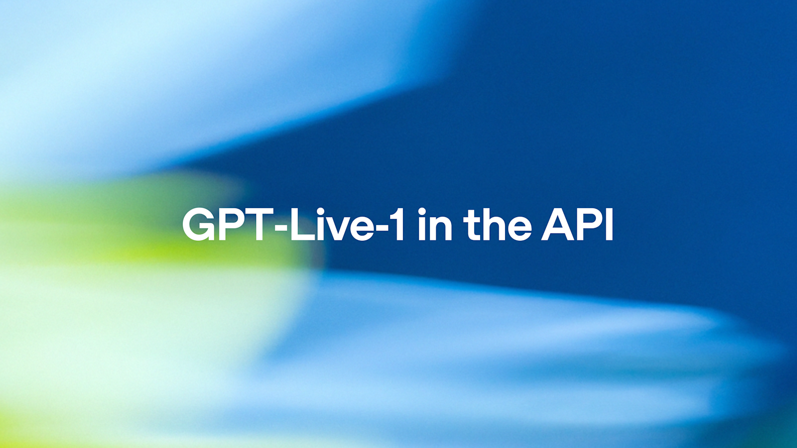 GPT-Live-1: Modelo de Voz Full-Duplex de OpenAI