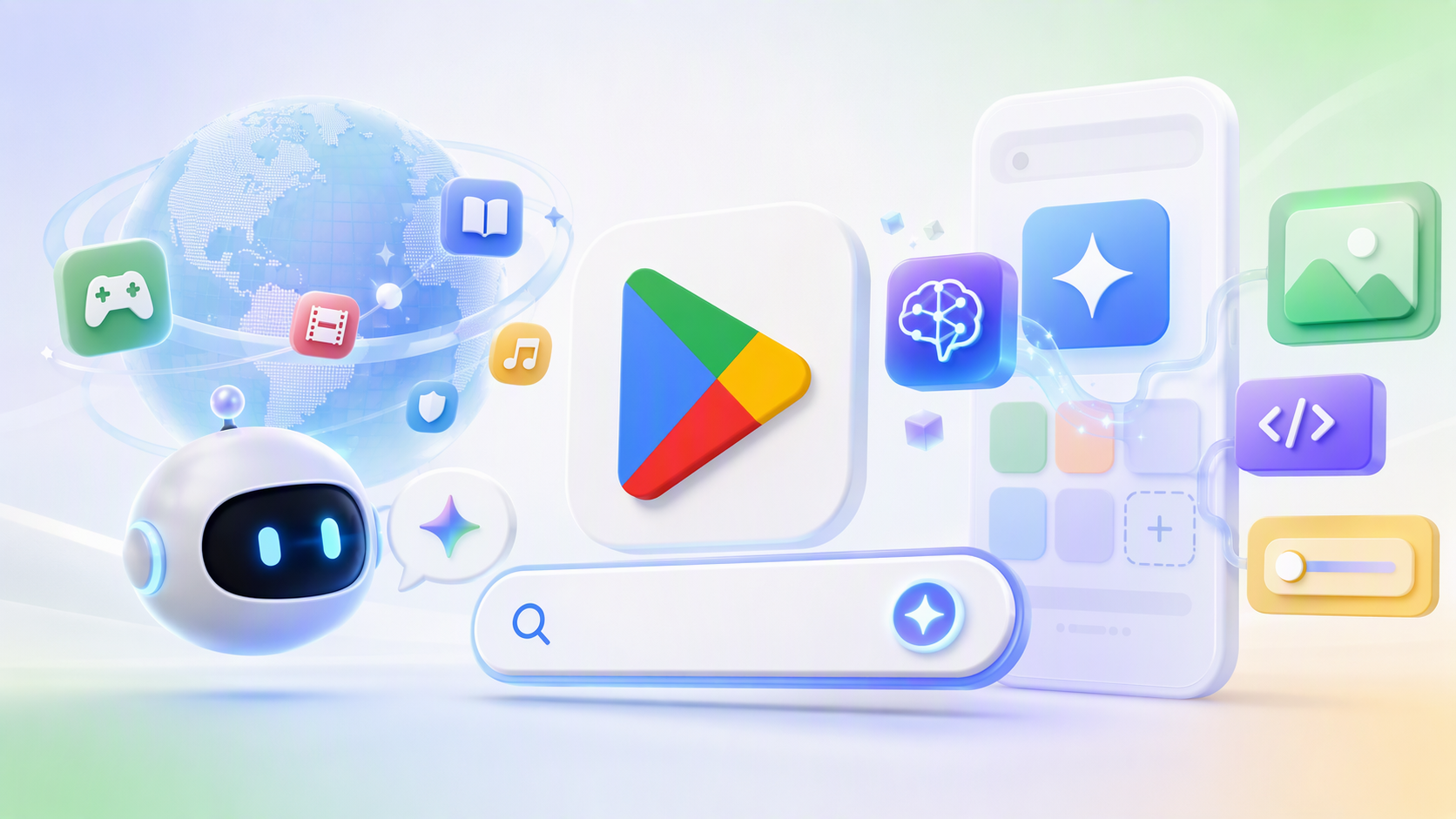 Google Play 十月更新：Ask Play 全域搜尋與自建 AI 應用
