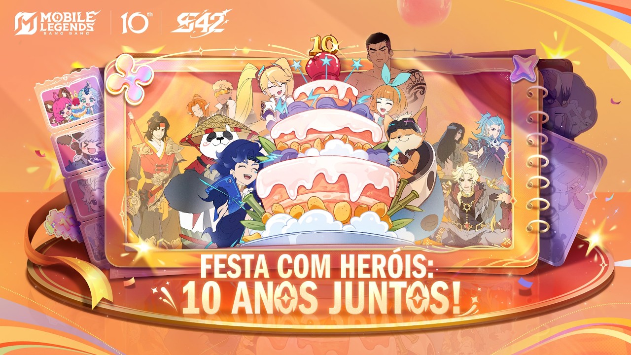 Guia do 10º aniversário do Mobile Legends: skins grátis e todas as fases