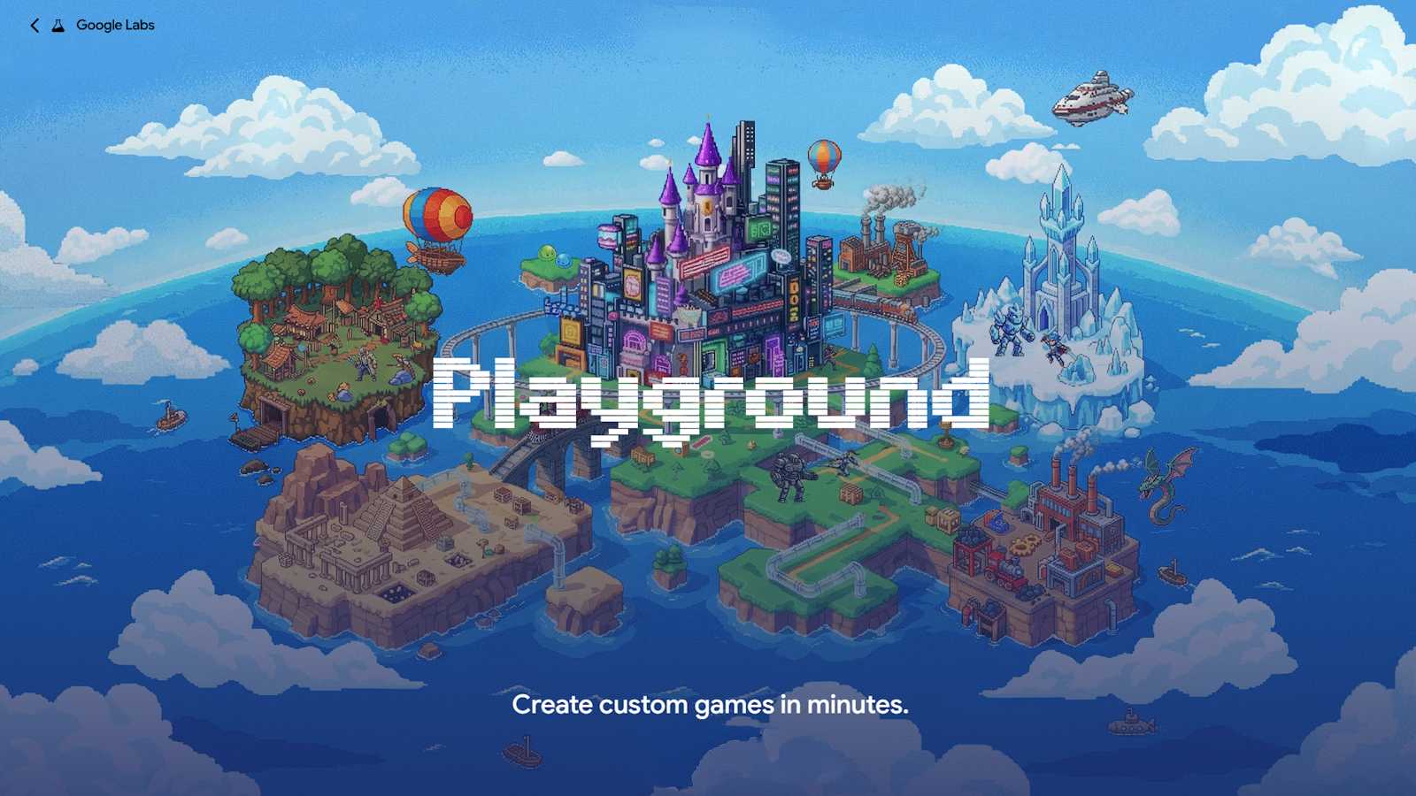 Google Labs Playground: Criação de jogos com IA por prompt
