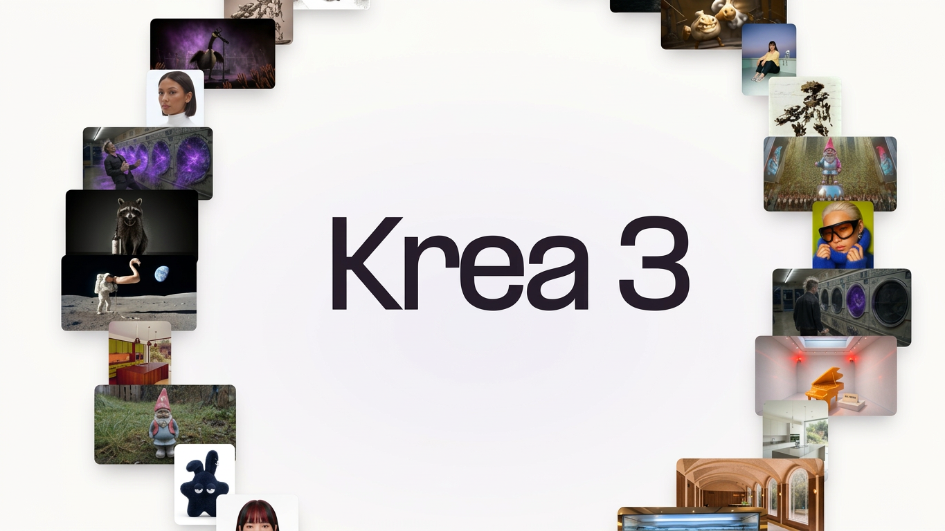 Krea 3 是什麼：可訓練圖像編輯模型與 8 秒出圖入門