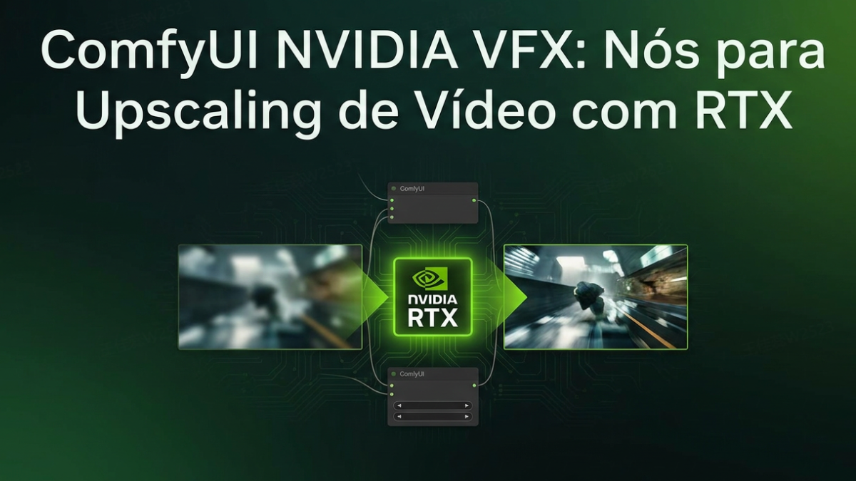 ComfyUI NVIDIA VFX: nós para upscaling de vídeo com RTX