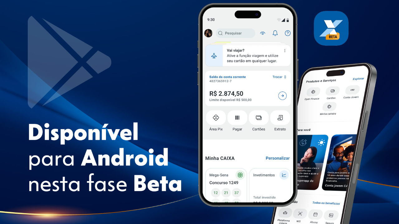 Caixa Beta: Versão Beta do Novo App CAIXA já está disponível para Android