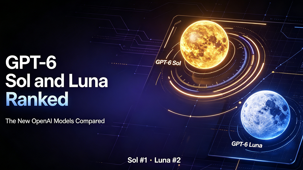 GPT-6 Sol and Luna Ranked: The New OpenAI Models Compared
