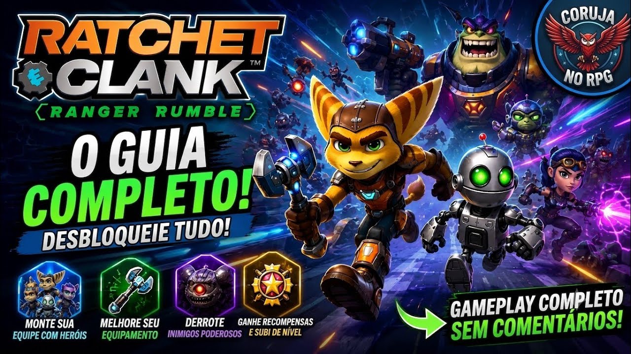 Guia de Ratchet & Clank: Ranger Rumble para dominar o arena shooter