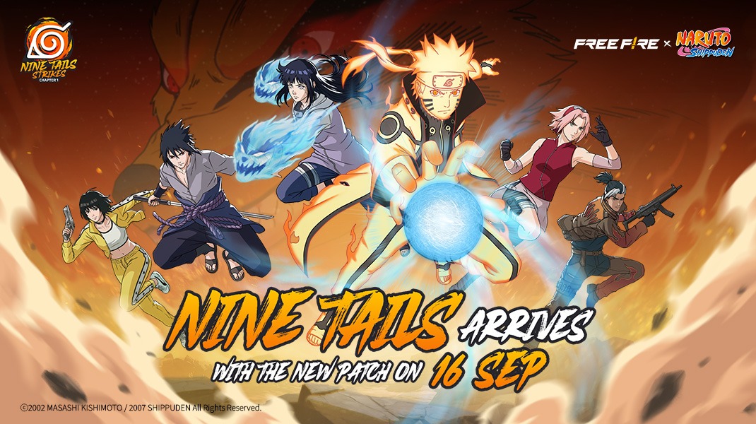 تحديث Free Fire OB55: عودة تعاون NARUTO SHIPPUDEN مع أسلحة ومهارات جديدة