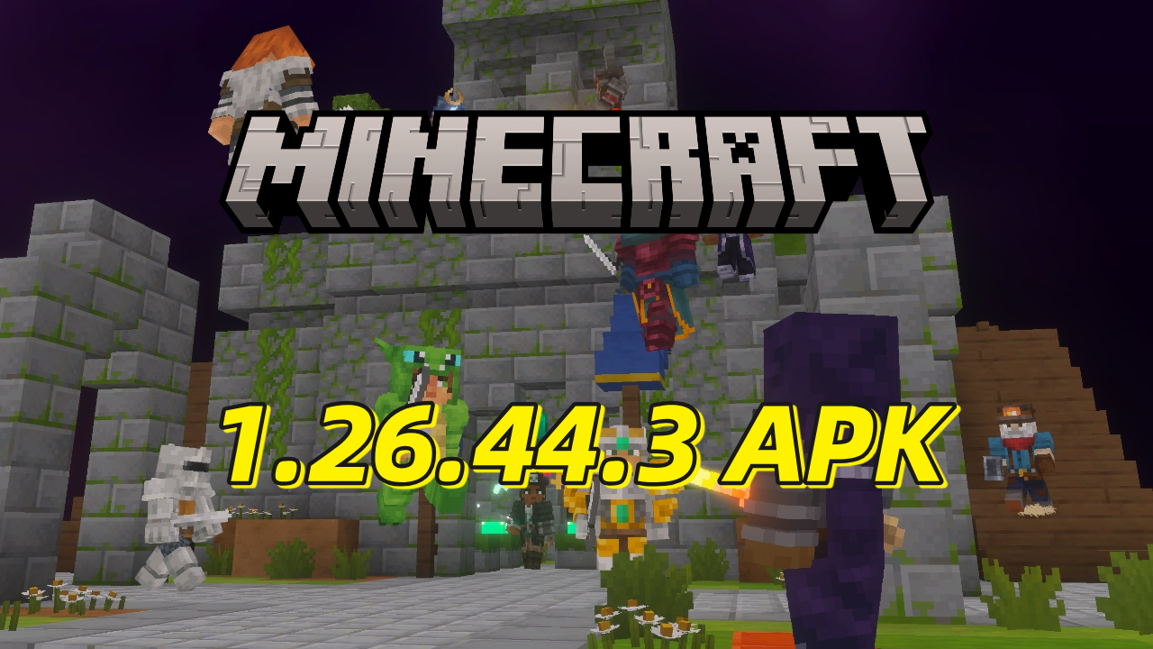 Cómo descargar Minecraft 1.26.44.3 APK última versión gratis para Android 2026