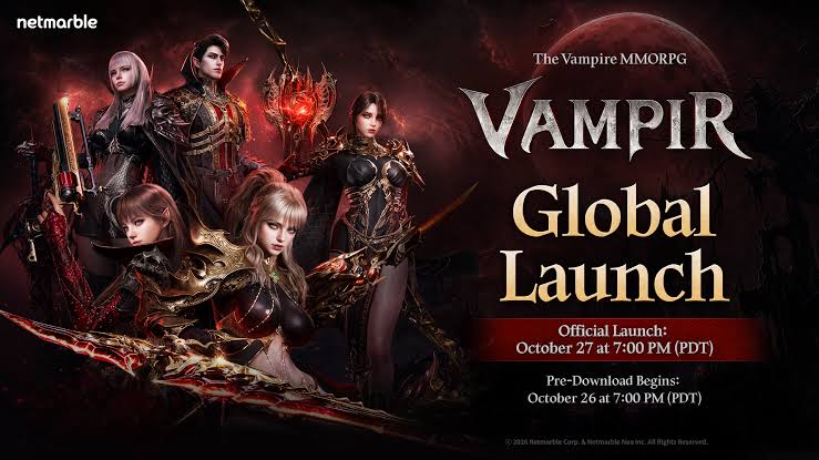 Vampir: Lanzamiento global, horarios y predescarga en Android
