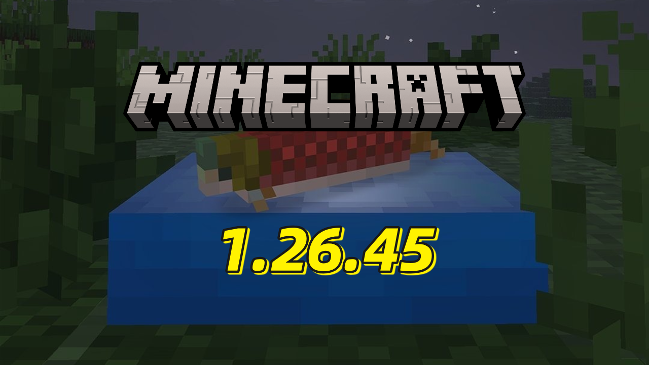 Minecraft 26.45: actualización y correcciones del Hotfix