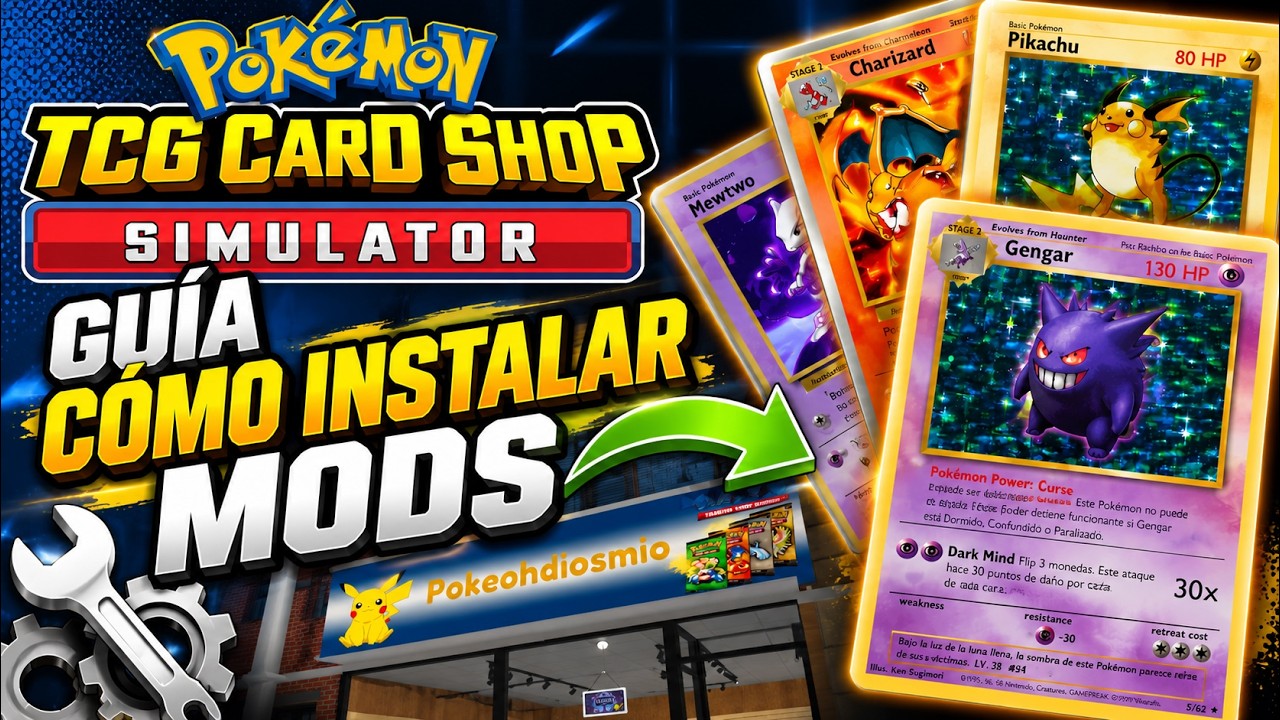 O que é o mod multijogador de Pokémon em TCG Card Shop Simulator