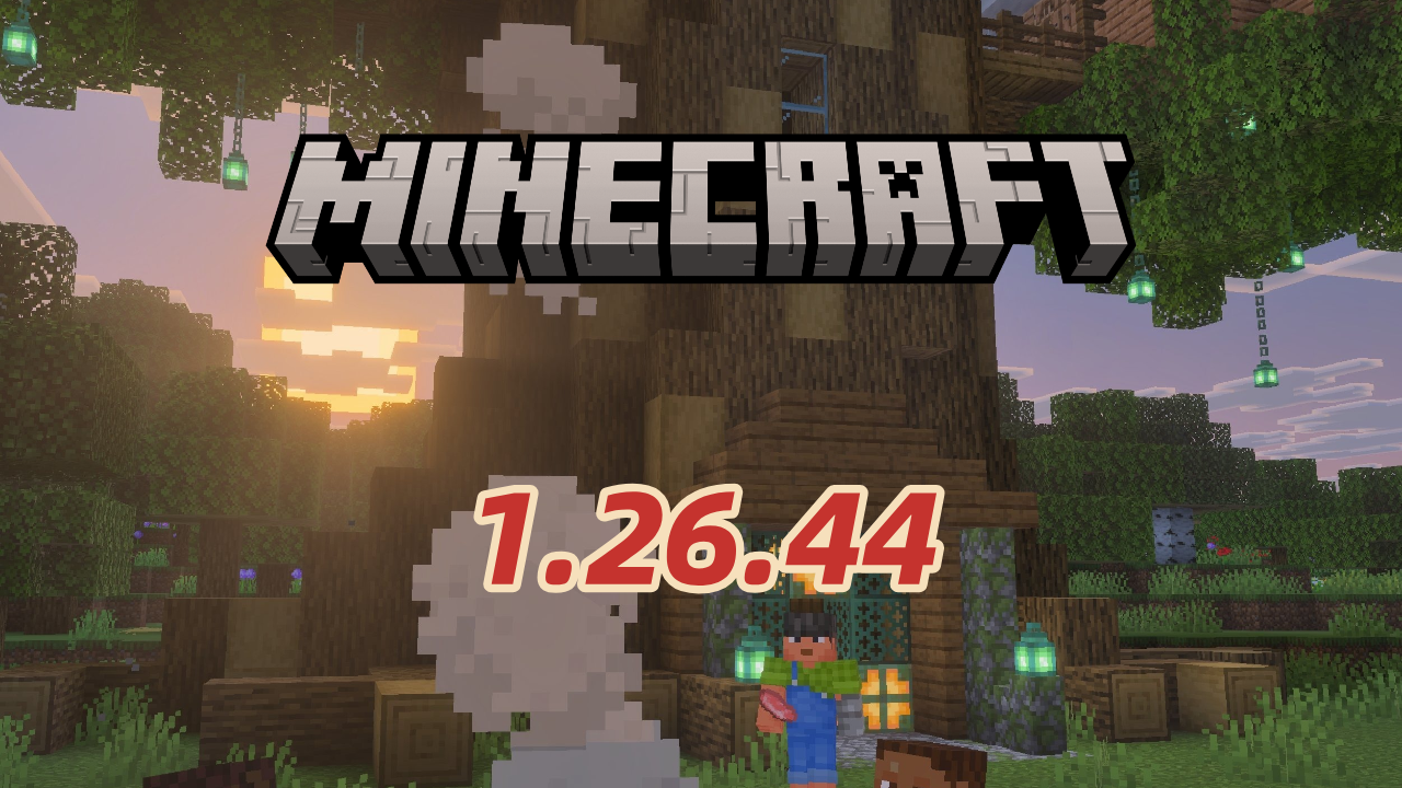 Minecraft 26.44: Novedades y correcciones del Hotfix
