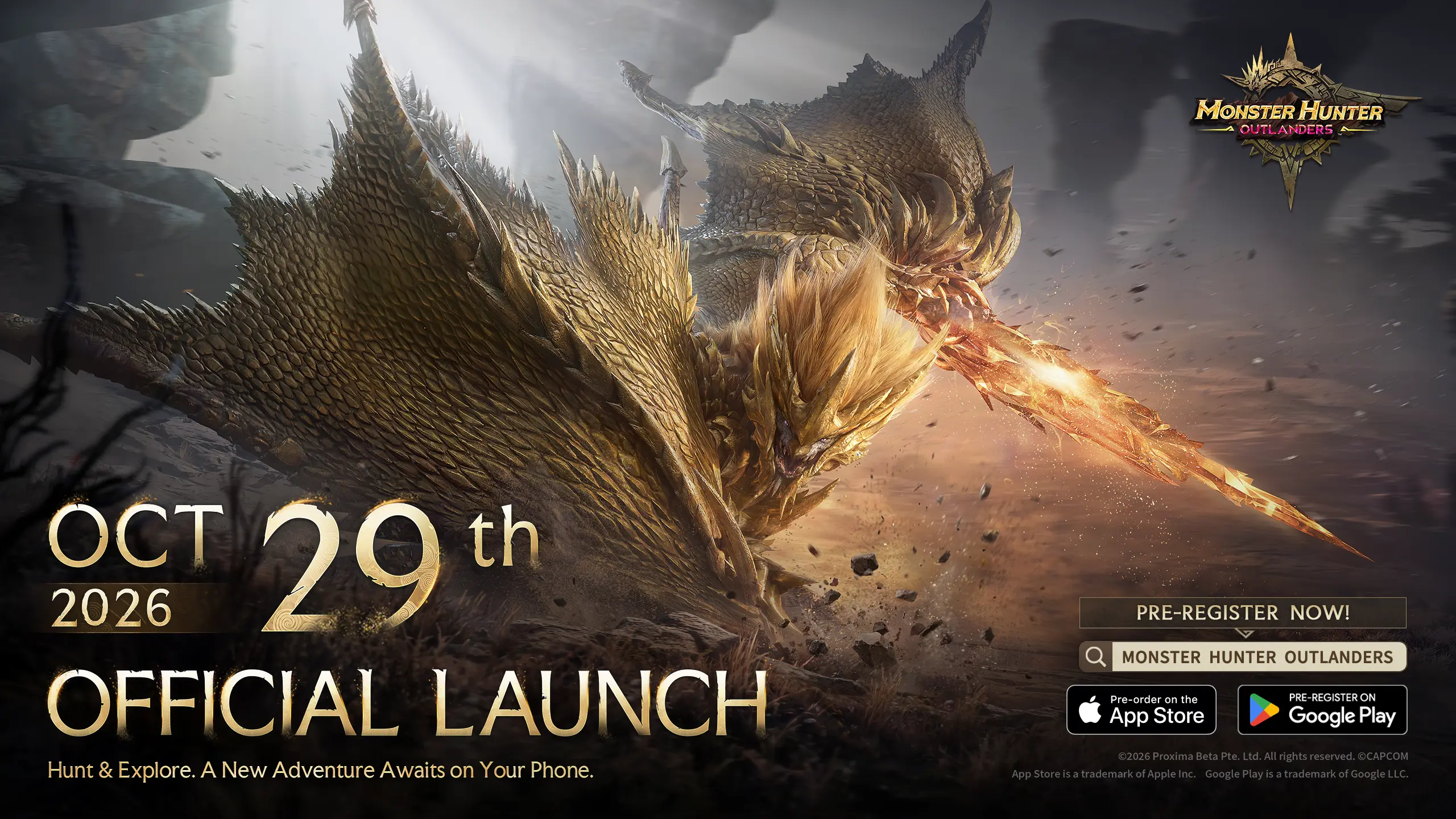 Monster Hunter Outlanders: Fecha de lanzamiento y pre-descarga