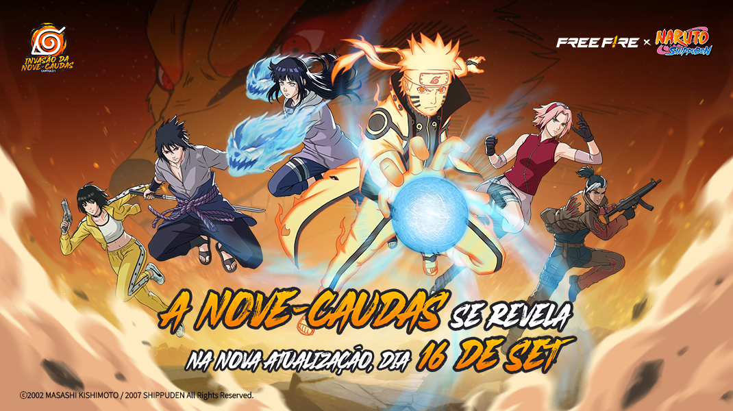 Guia da atualização Free Fire OB55: armas novas, cavalo aquático e o retorno do Naruto