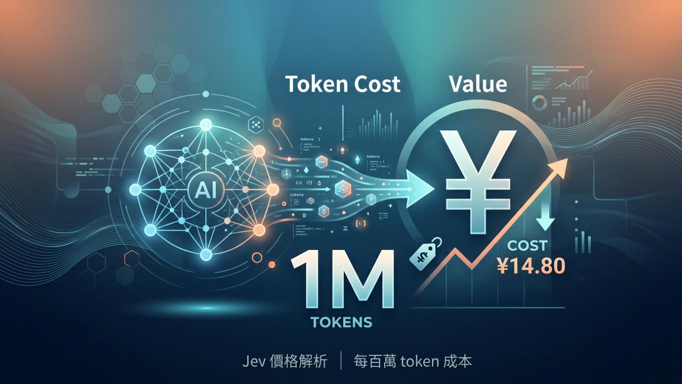 Jev 價格解析：每百萬 token 成本