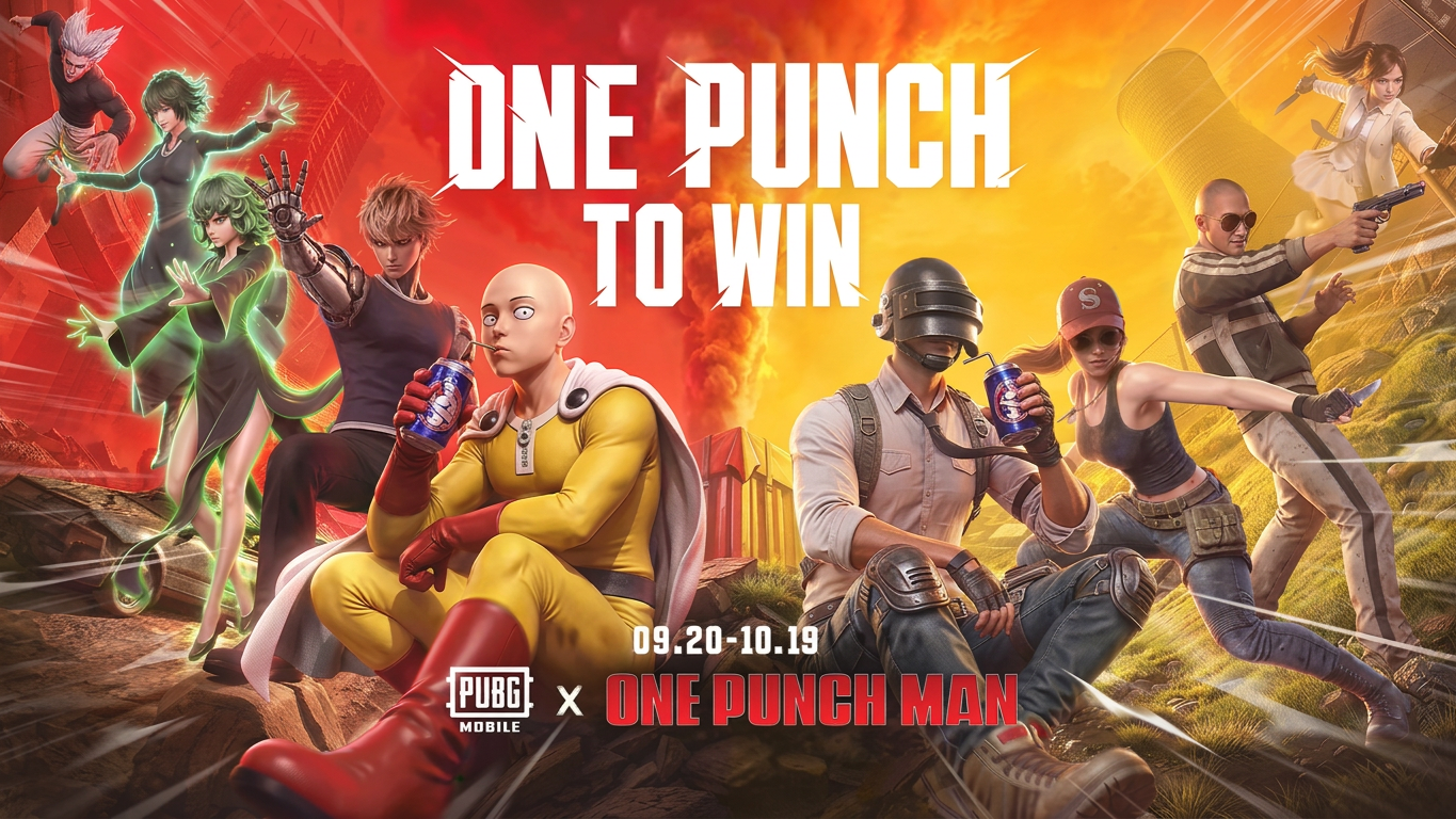 تعاون PUBG Mobile مع One Punch Man: Saitama ينزل إلى Erangel