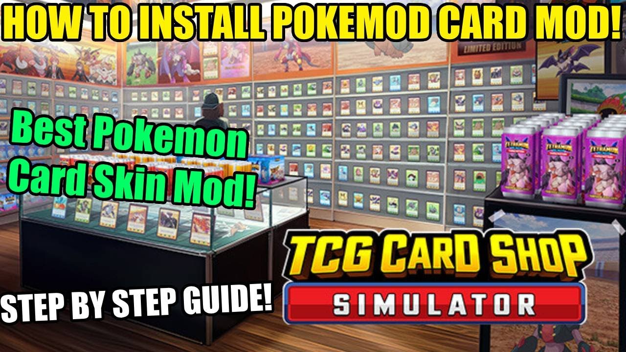 Cómo instalar mods de Pokémon en TCG Card Shop Simulator