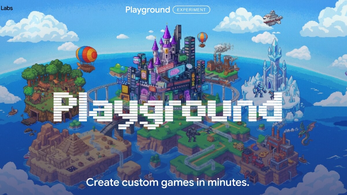 Google Labs Playground: crear juegos con IA sin programar