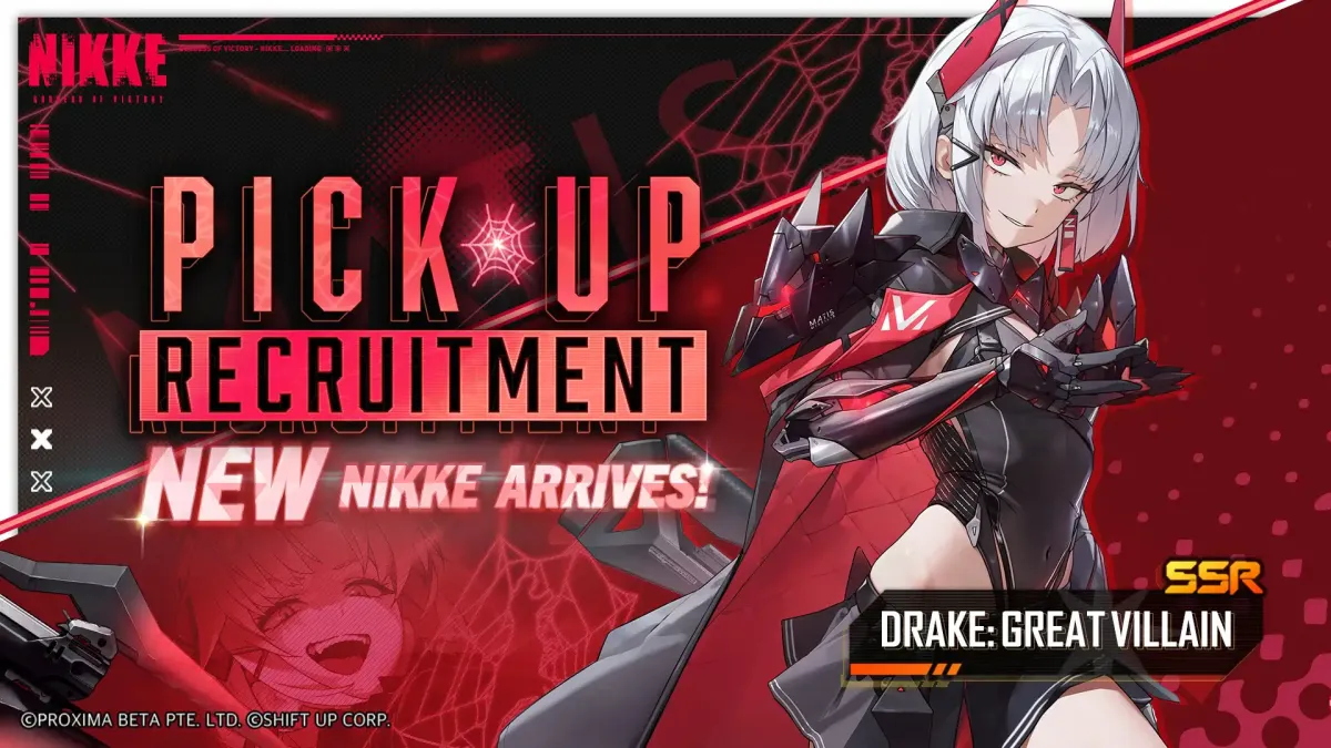 NIKKE 2026年9月更新：Drake 卡池與新補丁系統完整解析