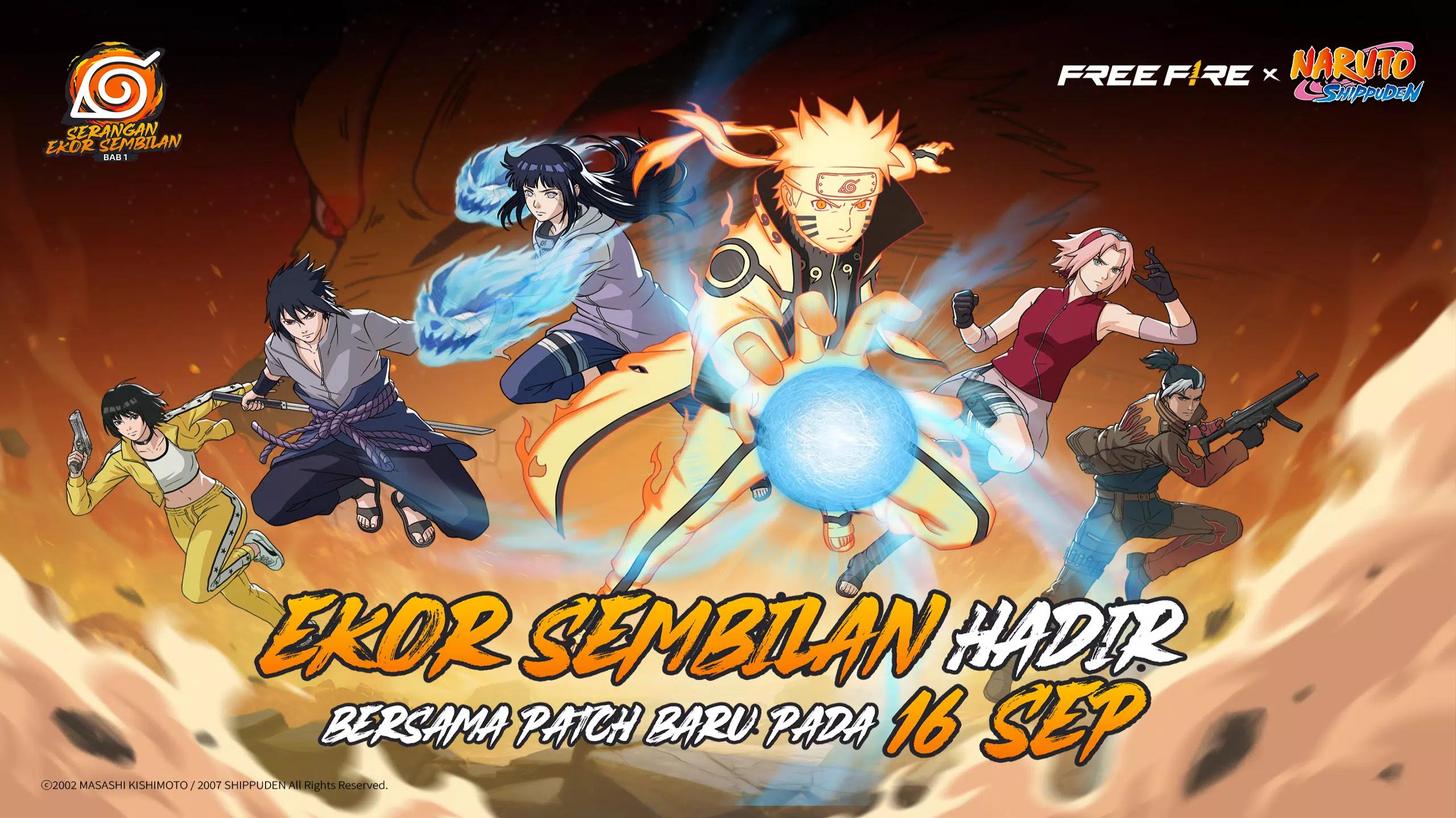 Cara Download Free Fire x NARUTO SHIPPUDEN APK Gratis di Android 2026