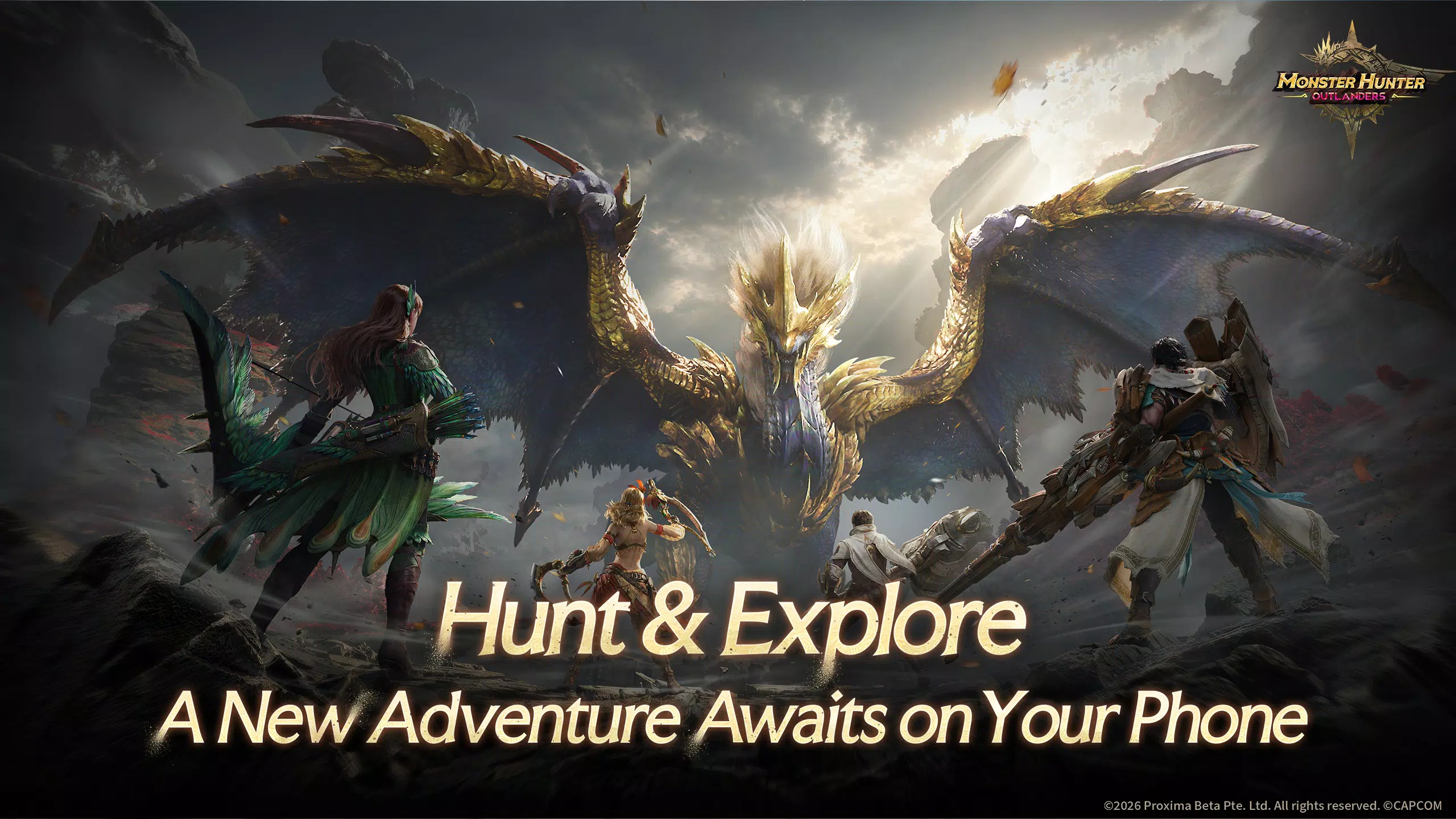 Monster Hunter Outlanders 10 月 29 日上線：手機狩獵能不能成立，這次見真章