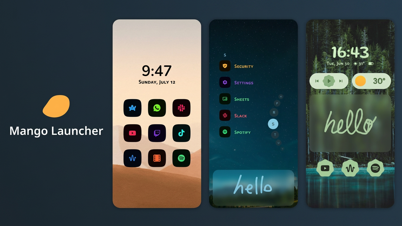 ما هو Mango Launcher؟ شرح شامل للمشغل الأندرويد البسيط