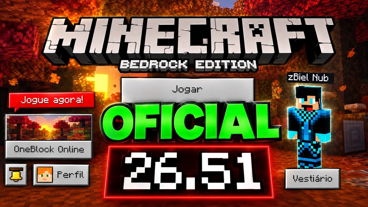 Minecraft 26.51: Atualização do hotfix de estabilidade e desempenho