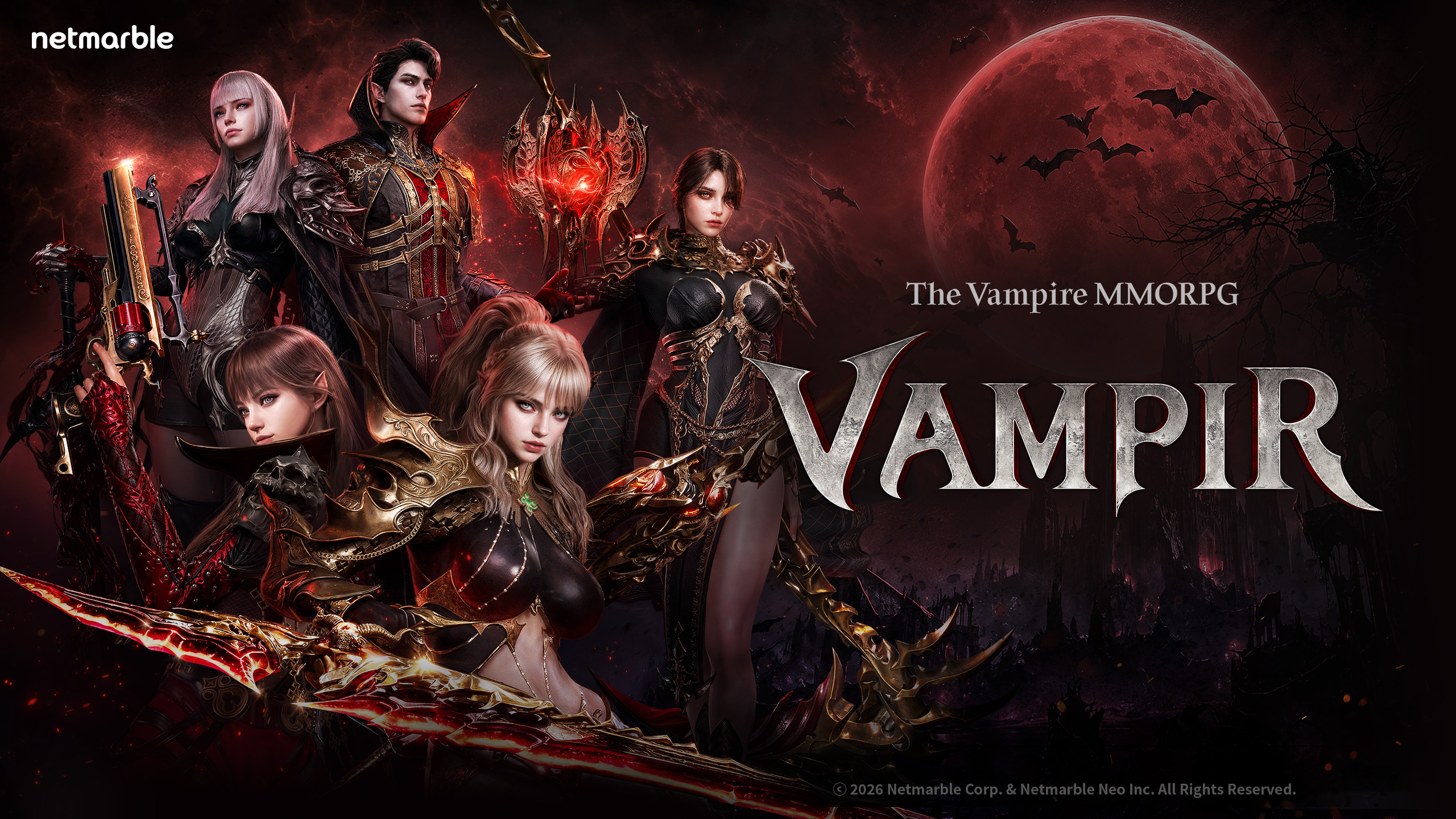 Netmarble VAMPIR: pré-registro global aberto para o MMORPG