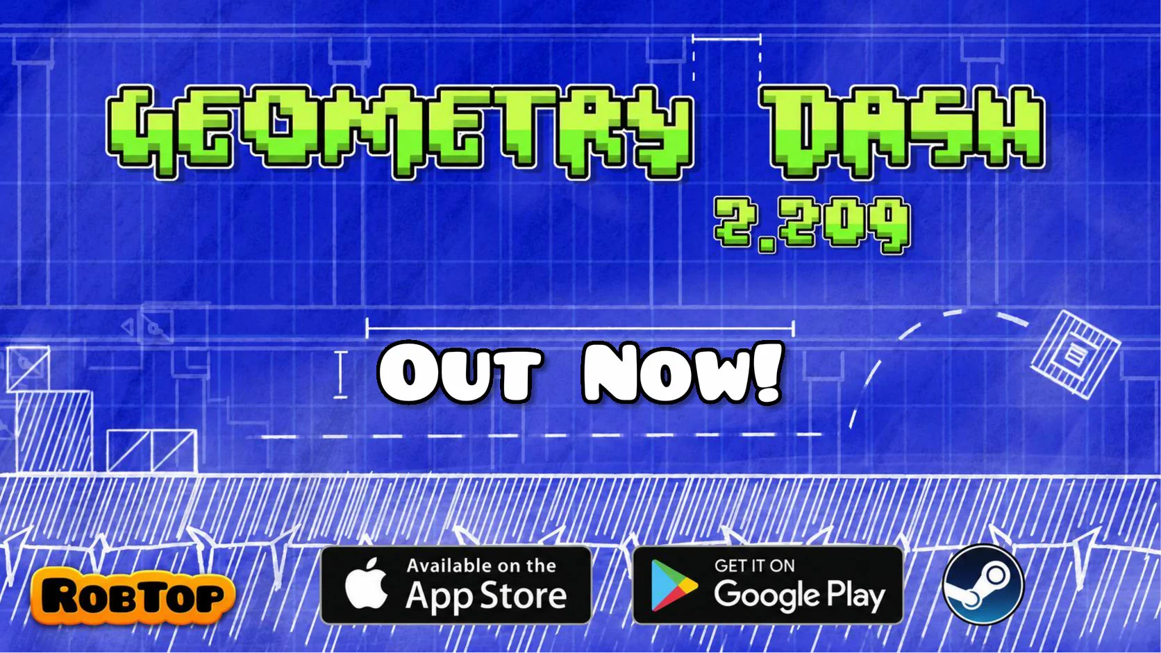 Actualización de Geometry Dash 2.209: novedades y mejoras ya disponibles