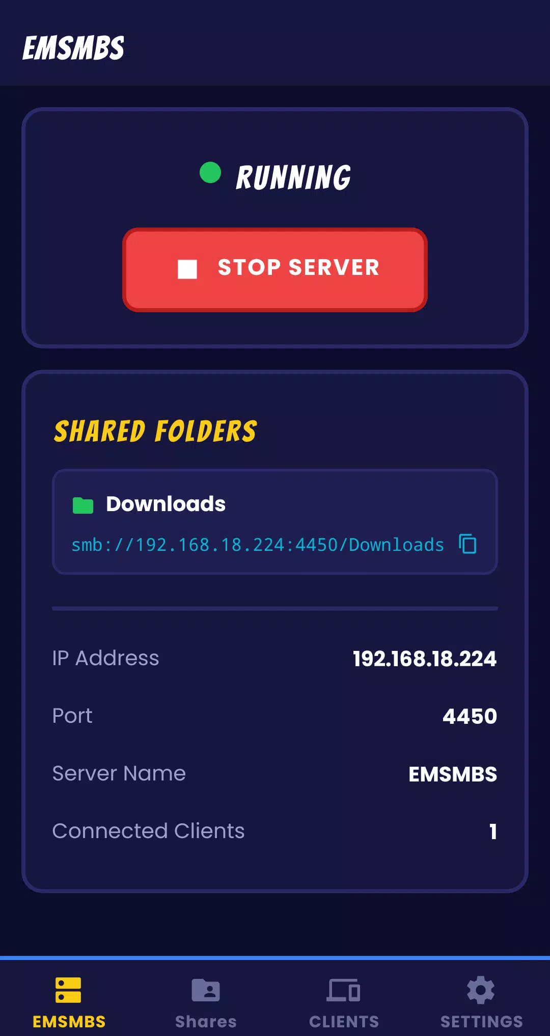 Baixar EMSMBS - SMB File Server APK: guia de instalação Android 2026