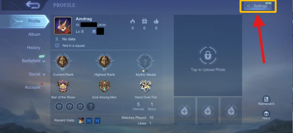 Redeem Mobile Legends: Bang Bang Codes