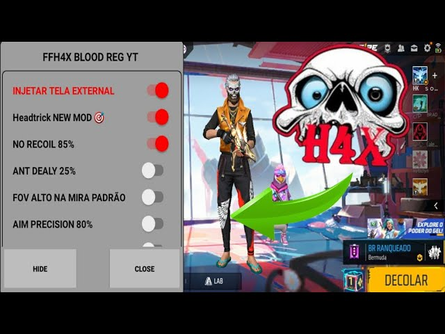 baixar FFH4X - Sensibilidade APK versão mais recente